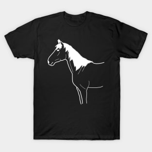 White Horse Silhouette T-Shirt